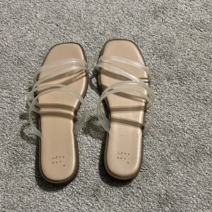 Target Women's Cream Strappy Sandals